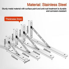 Right Angle Shelf Bracket Heavy Duty Wall Shelf Shelving New Shelf Support