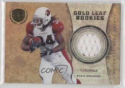 2011 Panini Gold Standard Leaf Rookies Materials 54/299 Ryan Williams #13 RC 2u3