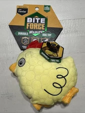 Bite Force Dog Toy For Strong Chewers Durable Strong Reinforced Seams Chicken