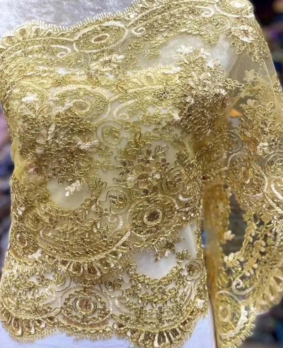 thai wedding dress gold PUSPA SARI - Baju Sanding Thai Dress Songket Silver & Gold