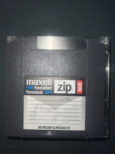 Maxell iomega Zip 100 Disk with case Formatted for IBM Compatibles 100MB