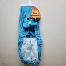 adorable blue rhino Infant Baby Toddlers Halloween Costume, 18-36 Month warm zip