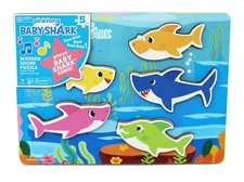 Pinkfong Baby Shark Family Wooden Song and Puzzle 5 Pieces #0004