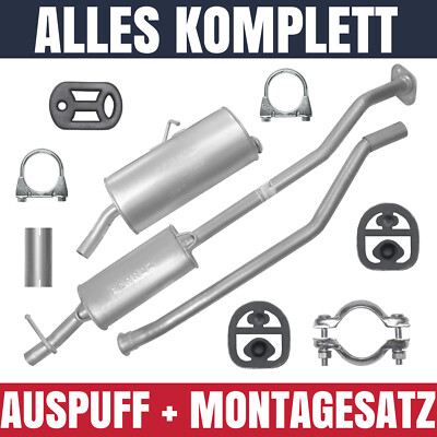 Auspuff Schalldämpfer für Citroen Berlingo I 1 1.1i 1.4i 1.6i 03-09