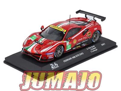IXO 24H245 Voiture 1/43 CENTAURIA 24 Heures Mans : FERRARI 488 GTE EVO #51 2021