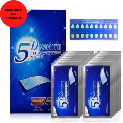 6-28 TEETH WHITENING STRIPS ADVANCED PROFESSIONAL WHITE DENTAL TOOTH BLEACHING ✔
