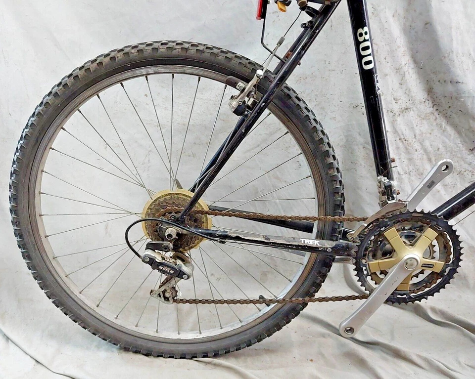 Bicicleta de MTB Trek 800 1995 21,5" X-Large rígida acero cromado triple ¡Envío a EE. UU.! Foto 3 de 4