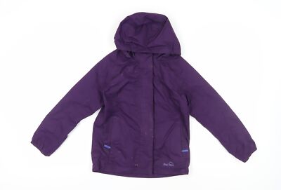 Peter Storm Mädchen lila Jacke mit Kapuze 9-10 Jahre wetterfest