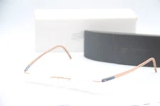 NEW SILHOUETTE SPX 5555 70 3530 BEIGE BLUE AUTHENTIC FRAMES EYEGLASSES -17