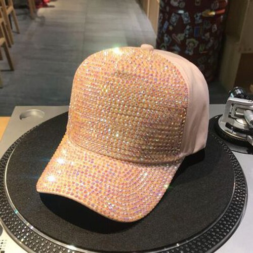 Glitter Bling Rhinestone Sequins Sparkly Ponytail Baseball Cap Casual Hat Women - Picture 13 of 19
