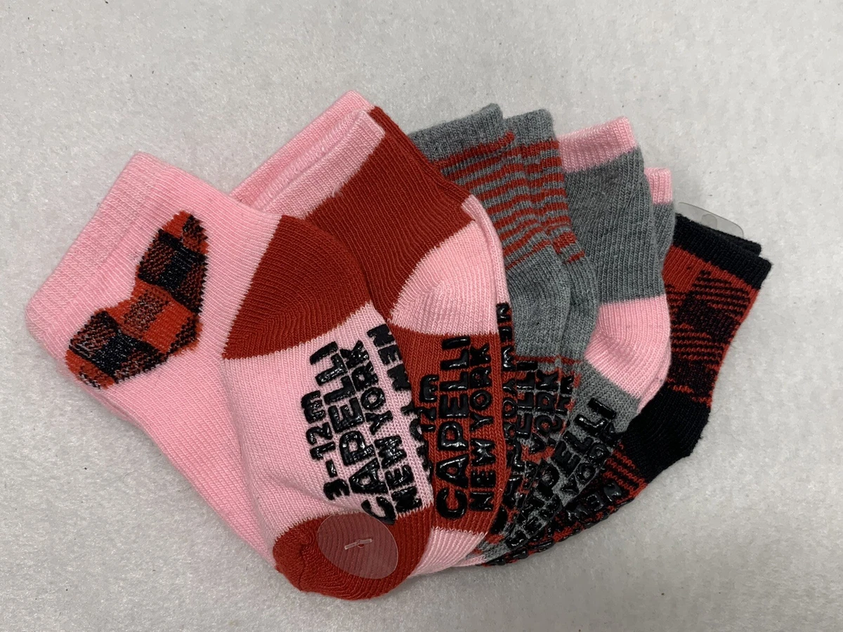 Capelli NY | Pairs Non-Slip Girls Months 5 eBay Baby 3-12 Socks