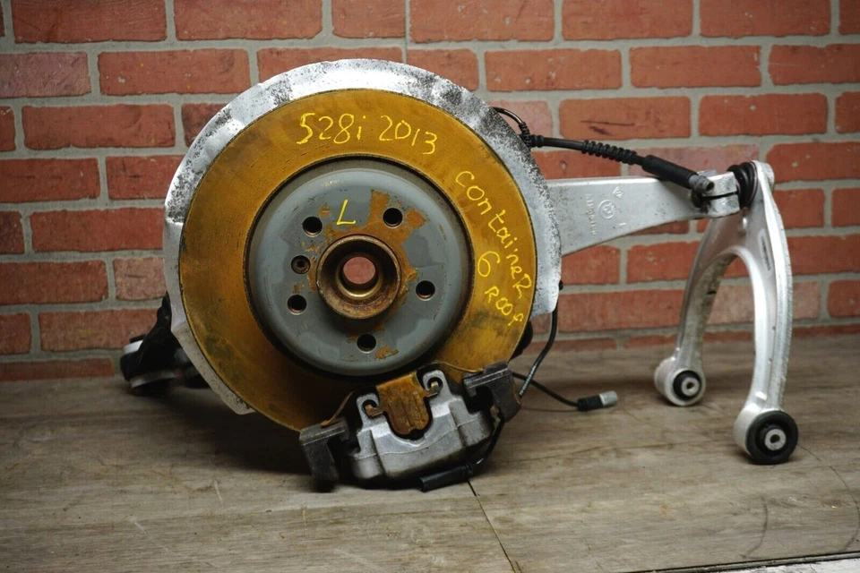 2012-2016 BMW 528I XDRIVE F10 PINÇA DE FREIO DIANTEIRA ESQUERDA EIXO JUNTA 119K FABRICANTE DE EQUIPAMENTO ORIGINAL - Imagem 2 de 4