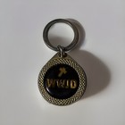 Vintage WWJD Keychain Goldtone Metal Cross What Would Jesus Do Religious Keyring — photo 5