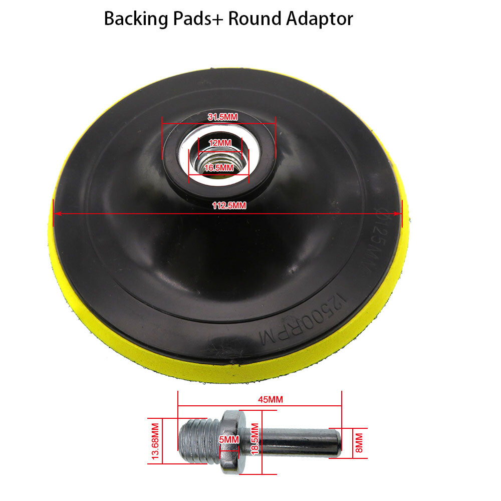 Drill Attachments For Sanding Uxcell Hook And Loop Backing Pads - 6 ...