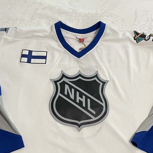 MITCHELL & NESS NHL ALL-STAR GAME 4XL TEEMU SELANNE BLUE LINE JERSEY DUCKS - Picture 2 of 24