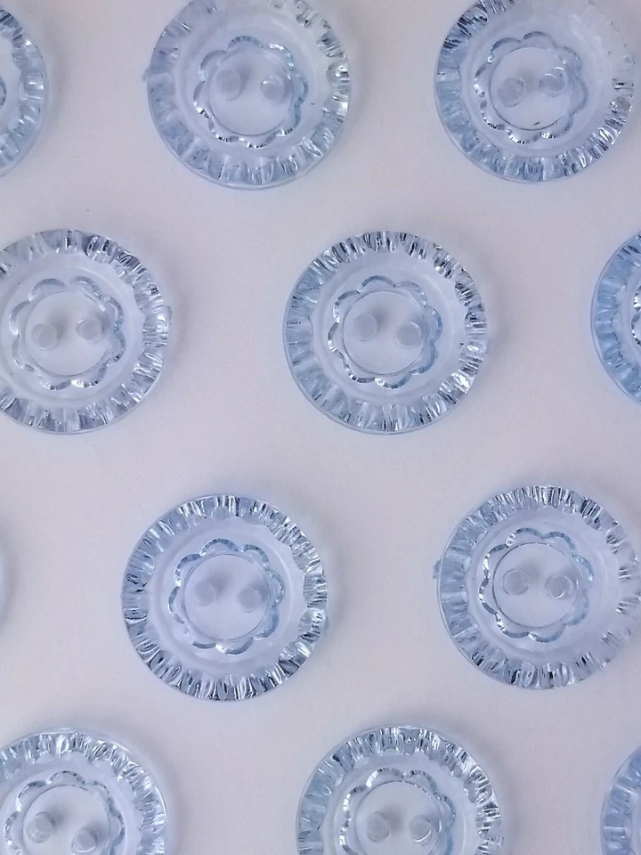 BOTÓN CRISTAL, TALLA 24L -5/8", ACABADO BRILLANTE, 144 PIEZAS, ENVÍO GRATIS EE. UU. Foto 2 de 4