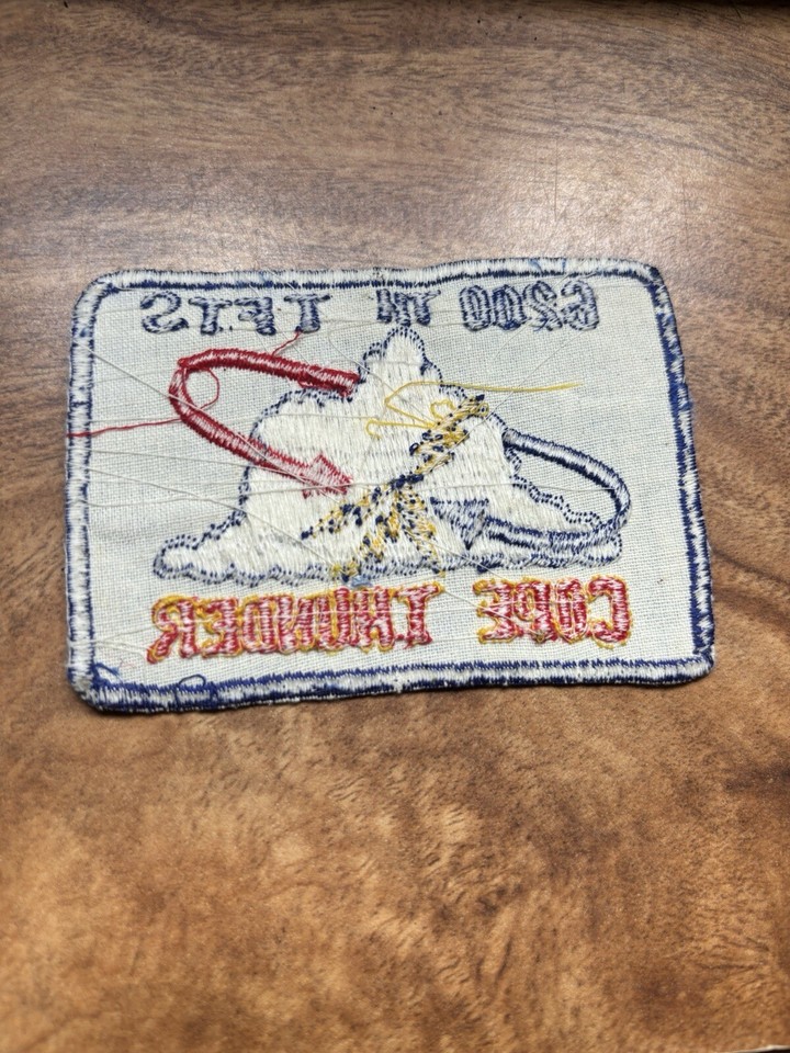 PATCH USAF 6200th COPE Thunder SQUADRON RARE VTG 3” AFB 70s TFTS ...