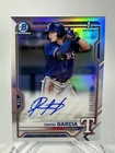 2021 Bowman Chrome David Garcia #CPA-DGA Refractor 1st Prospect Autograph /499