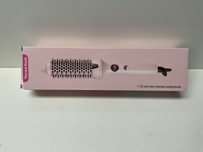 DESALO Hair Styling Brush (Pink) - Ionic Heated Round Styling Brush - NEW IN BOX