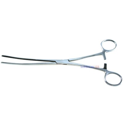 Doyen Intestinal Forceps 9'' Curved Stainless Surgical Hemostatic Clamp