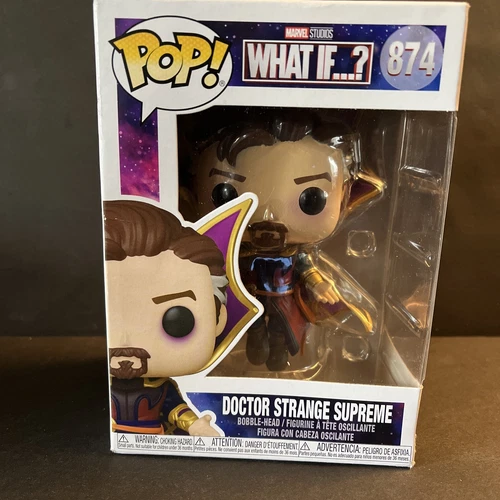 Funko Pop! Marvel Studios ¿Qué pasaría si...? Bobble-Head Doctor Strange Supreme 874