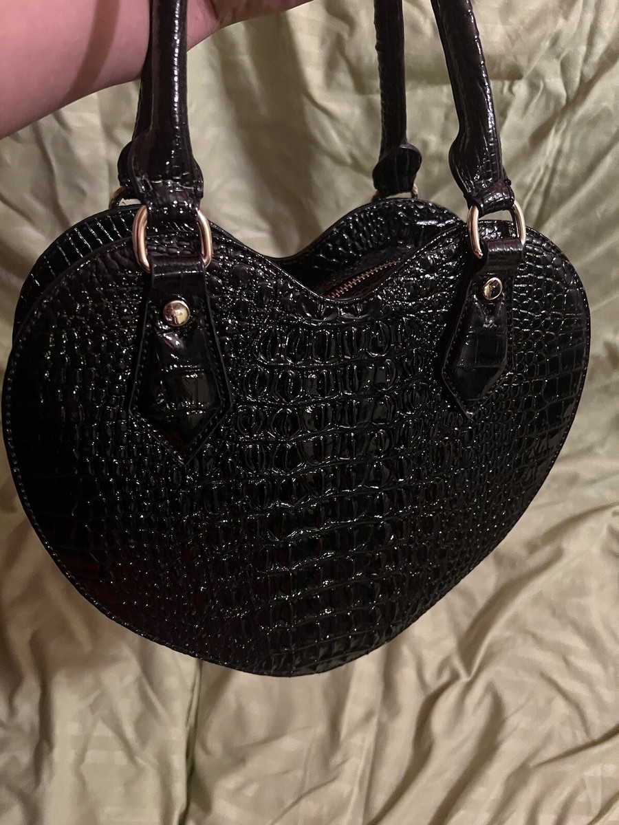 ★Vivienne Westwood★ Bell Heart Frame Tote Bag Black 4B0100 Belle Heart Frame Handbag in Black Vivienne Westwood