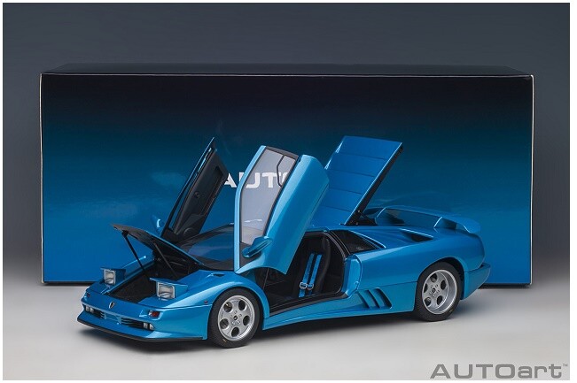 ミニカー AUTOart Lamborghini Diablo 1/18 AutoArt Lamborghini Diablo SE30, Giallo Spyder/Metallic