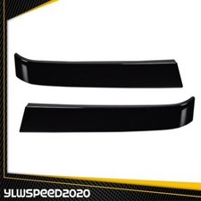 Fit For 2003-2007 Chevrolet Silverado Grille Molding Panel Filler Trim Black Set
