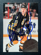 BRYAN SMOLINSKI AUTHENTIC AUTOGRAPH 1994-95 DONRUSS 94-95 NO 21        28770