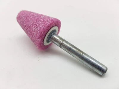 GARRYSON ABRASIVE STONE GRINDING MOUNTED POINTS 6MM SHAFT SHAPE A2 PINK
