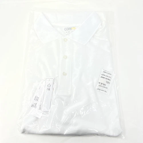 NEW Core 365 Men's 100% Polyester Performance Piqué Polo XL Shirt R-88181