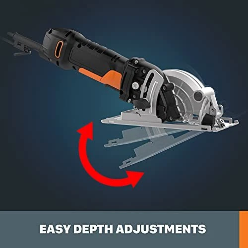 Worx WX439L 4.5 Amp WORXSAW 4.5" Electric Compact Circular Saw - Image 4 of 4