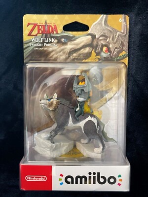 Nintendo - Legend of Zelda: Wolf Link Twilight Princess Amiibo Figure NEW