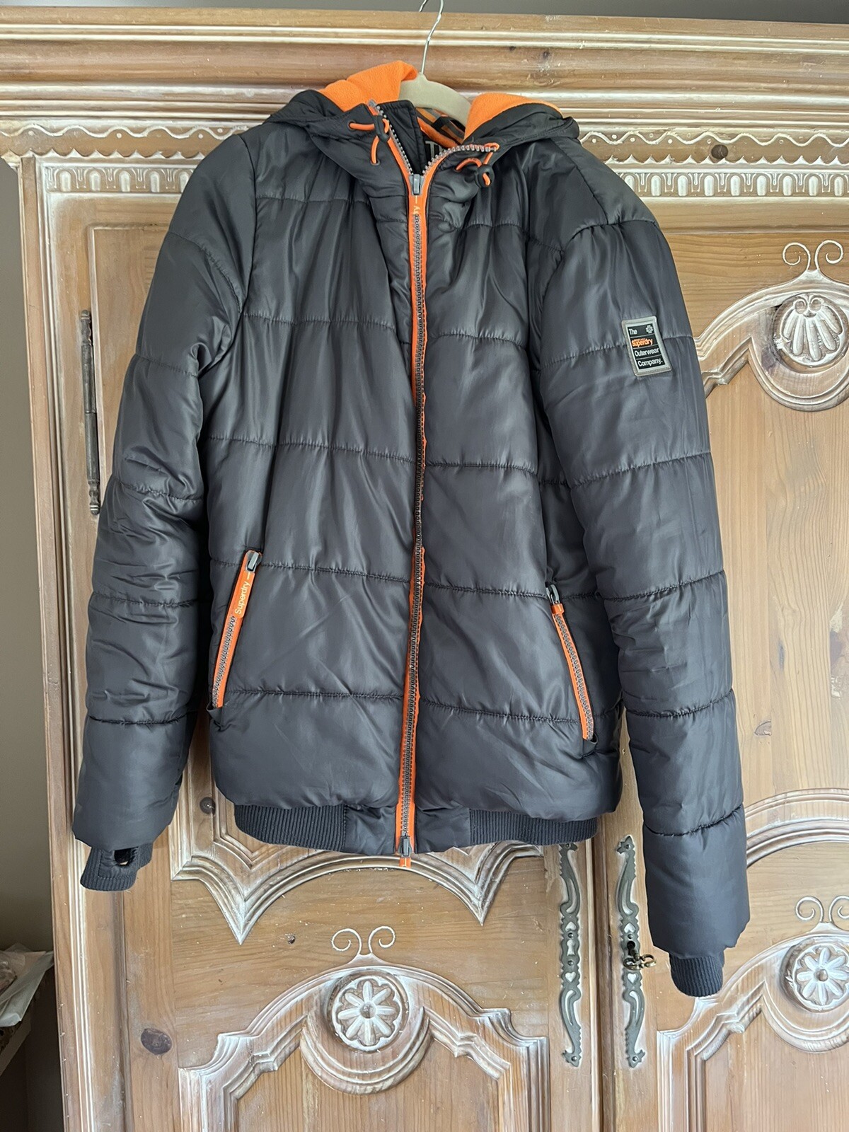 Superdry Outerwear Company Mens Grey 
