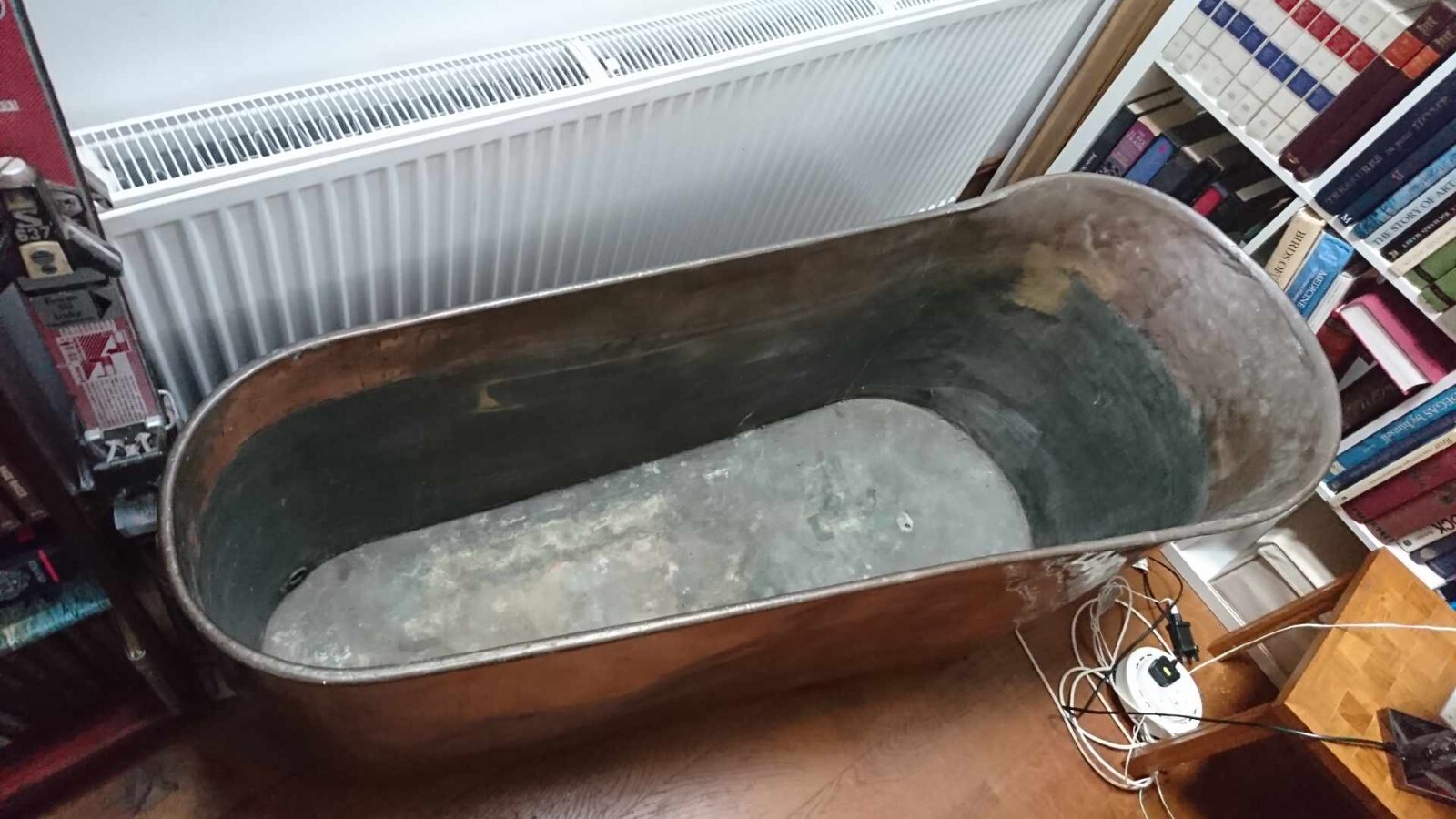 Antique French Copper bathLead lined eBay