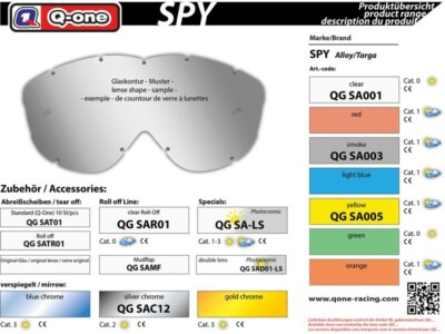Q-ONE SPY Alloy/Targa Doppelglas PHOTOCROMIC SAD01-LS
