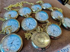 Watch elgin vintage pocket Collectible Antique Brass Pocket Watch Lots of 12