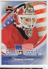 Damian Rhodes 11-12 Between the Pipes Stars and Stripes #165 Ottawa Senators
