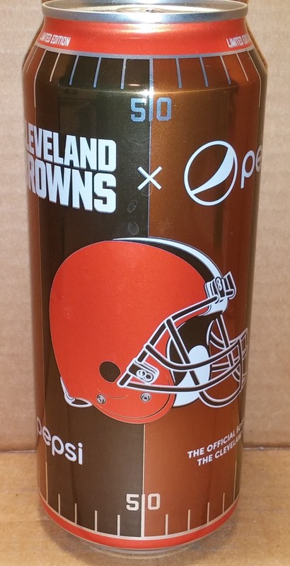 Pepsi 16 oz. Can - Commemorates 2017 Cleveland Browns