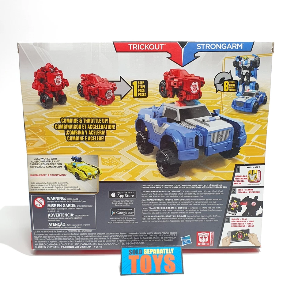 Transformers Robots in Disguise Combiner Force TRICKOUT STRONGARM RID figures - Image 3 of 4