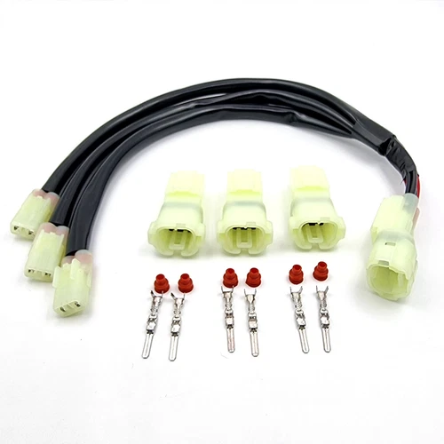 Triple Power Outlet Splitter Plug Kit for Honda CB500X/F/R, CB650F Pre-2019