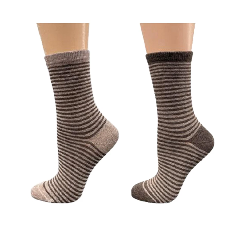 Sierra Socks Men's Combed Cotton Socks with Reinforced Toe, Dressy or Casual