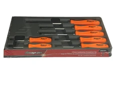 Snap On Tools NEW SDDX70AO 7pc Orange Hard Handle Combination Screwdriver Set