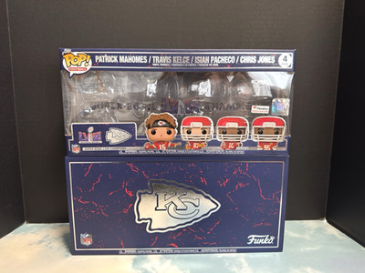 EMPTY BOX NFL Kansas City Chiefs Funko Pop Super Bowl LVIII loose Fanatics