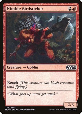 MTG Nimble Birdsticker ** Core Set 2020 ** English