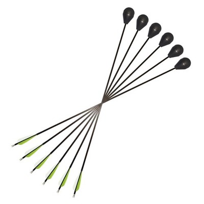 WOARCHERY Round Foam Tip Safe Combat Archery LARP Arrow (Pack of 6) (34) 