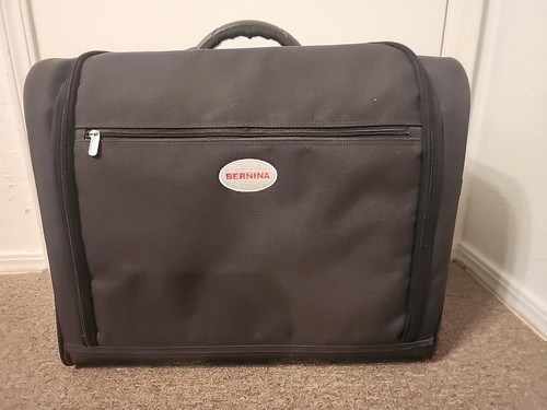 BERNINA Large Black SEWING MACHINE CARRYING CASE BAG Hard Side 21 X 10 X 15