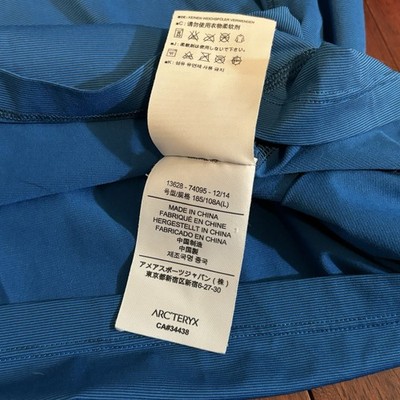 Arc'teryx Motus SL/Phase SL Short Sleeve Mens Large Color Blue | eBay