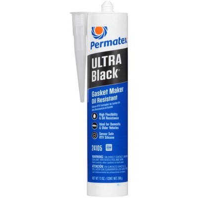 Permatex 24105 Ultra Black Maximum Oil Resistance RTV 13 Fl. Oz., 