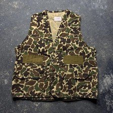 Vintage 70 s SafTbak Duck Camo Vest